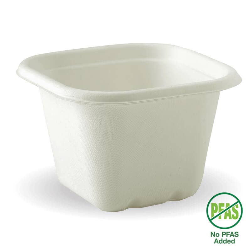 630ml Natural Plant Fibre Takeaway Base 1
