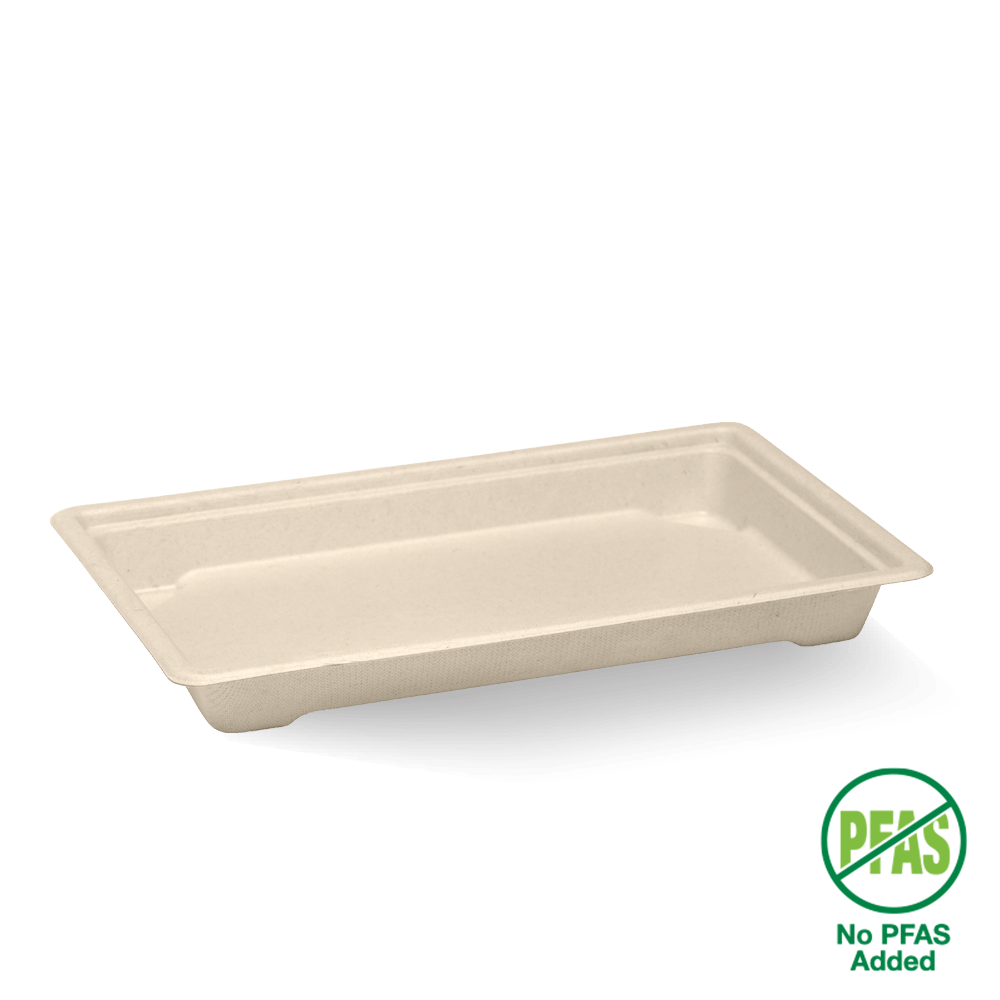 Large Plant Fibre Sushi Tray 1