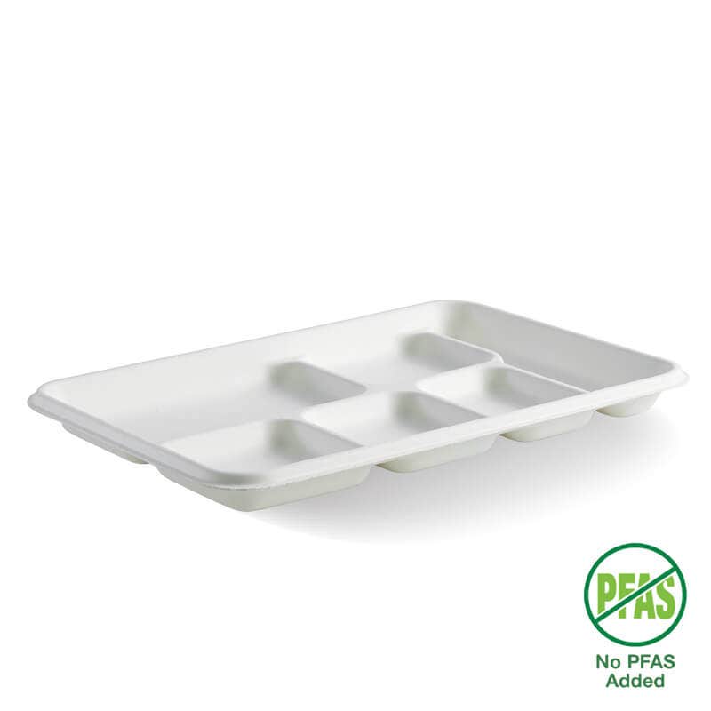 6-Compartment Plant Fibre Tray 1