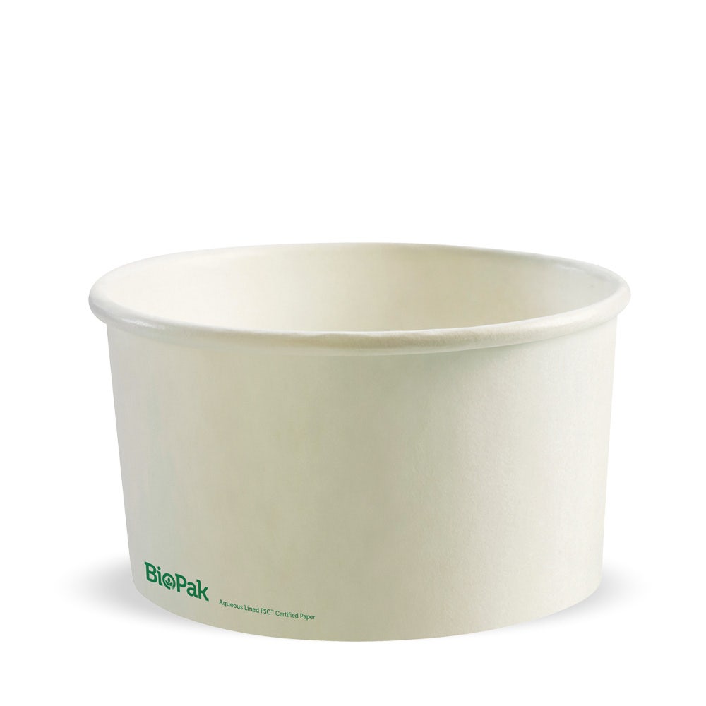 1,000ml Large White BioBowl 1