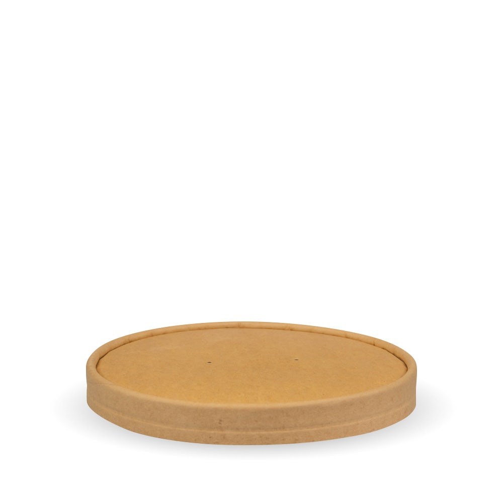500-1,000ml Paper Kraft BioBowl Lid 1