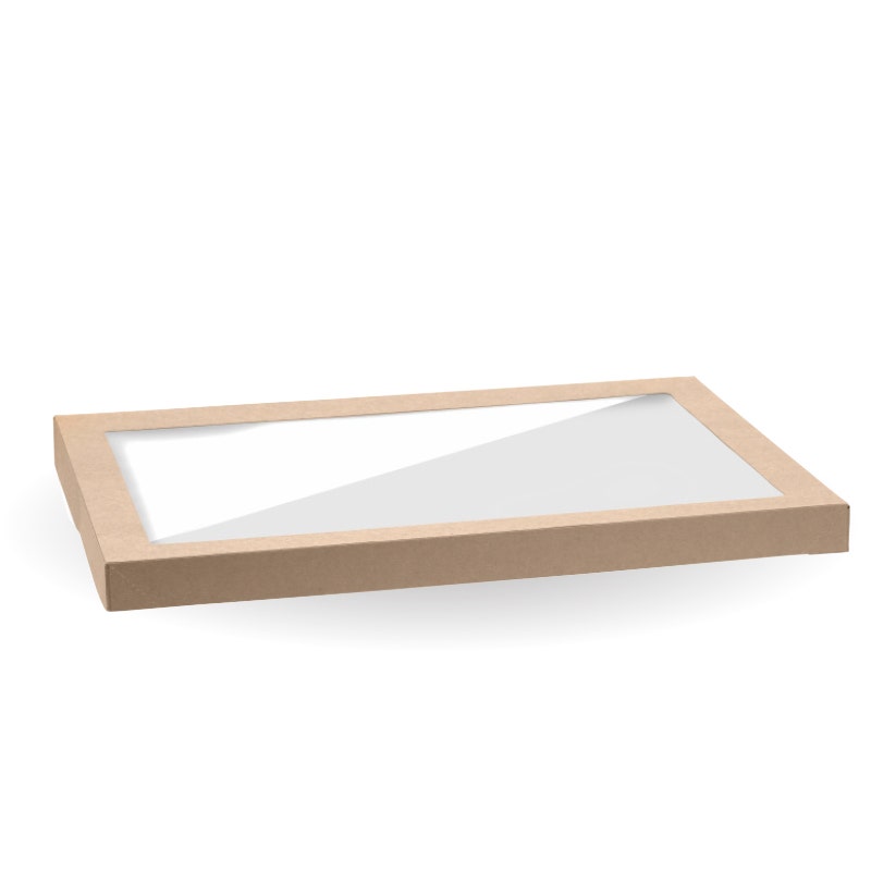 Extra Large BioBoard Catering Tray PLA Window Lid 1