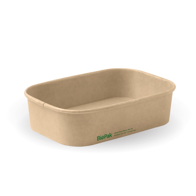 500ml Kraft BioBoard Takeaway Base 1
