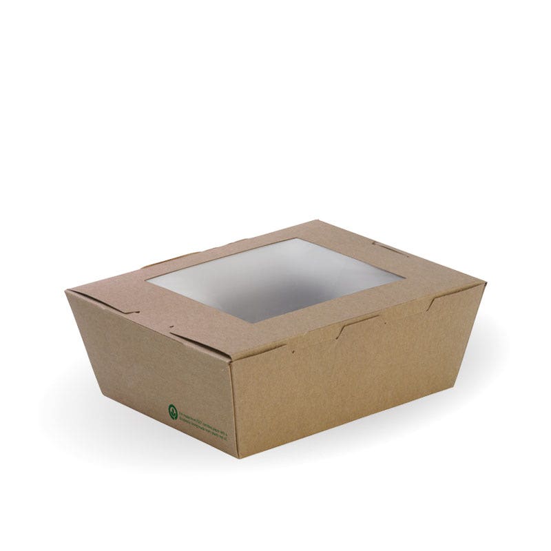 Medium BioBoard Lunch Box With Window 1
