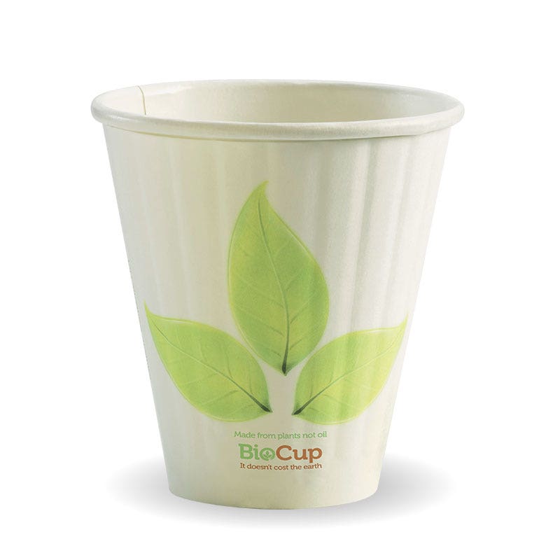 295ml / 8oz (90mm) Leaf Double Wall BioCup 1