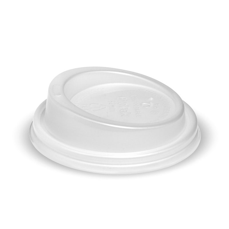 80mm Small Clear PLA BioCup Lid 1