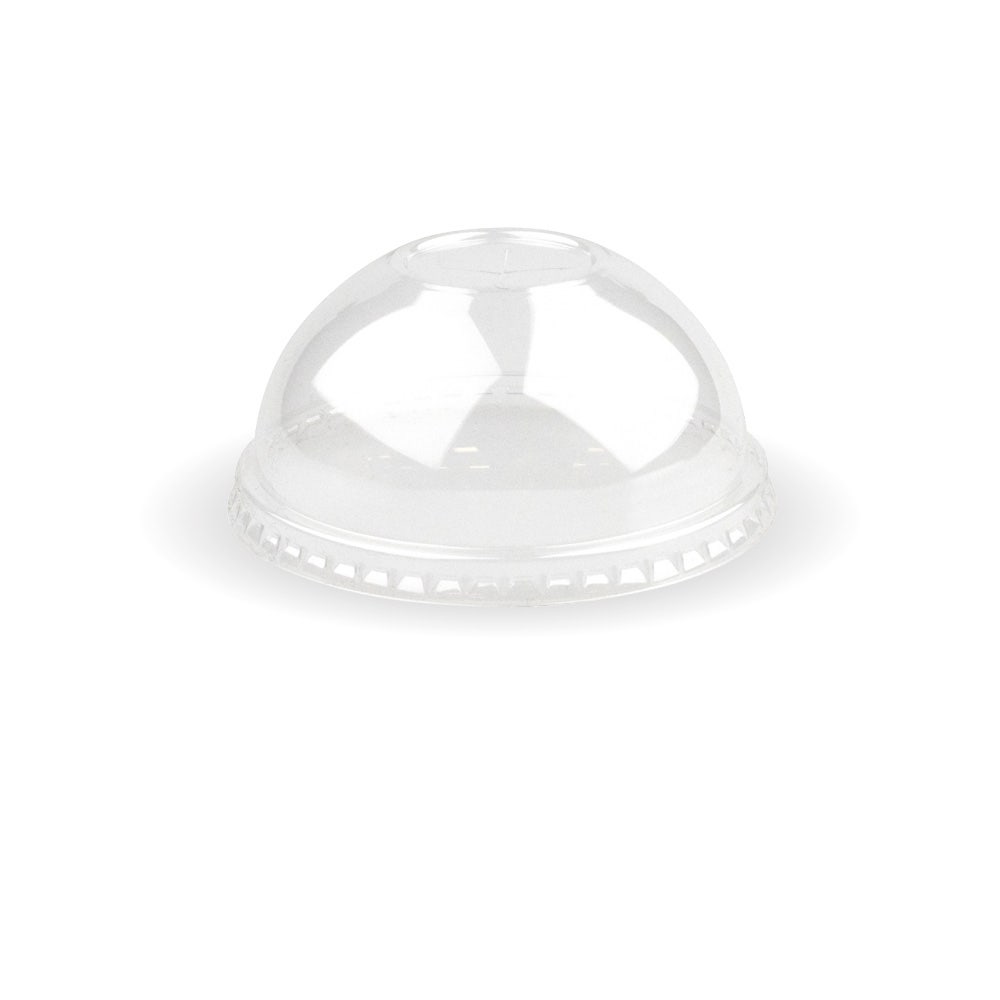 90mm PLA Clear Dome Cold Paper BioCup Lid 1