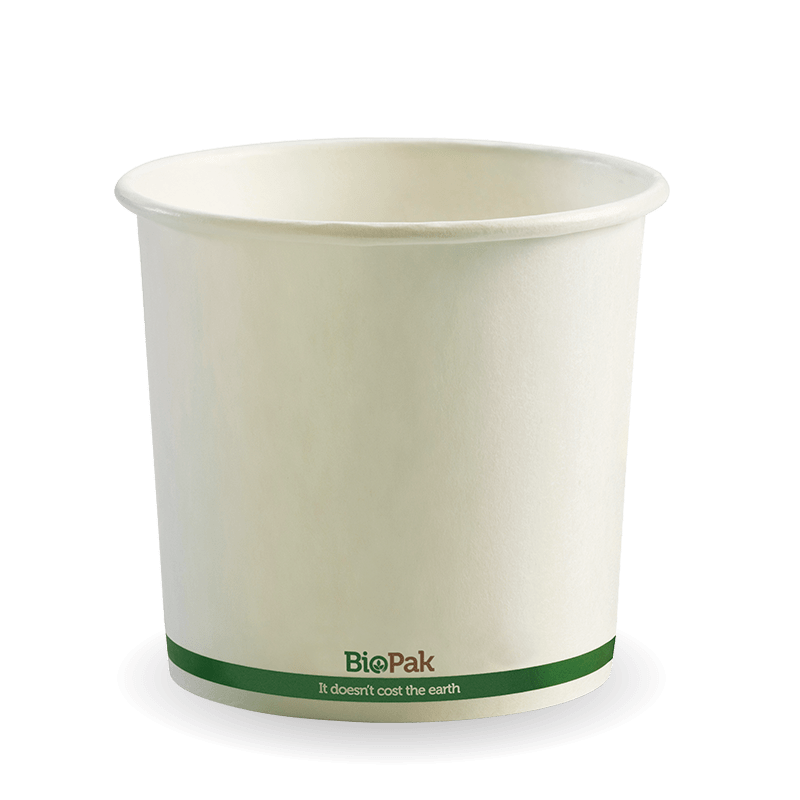 740ml / 24oz White BioBowl 1