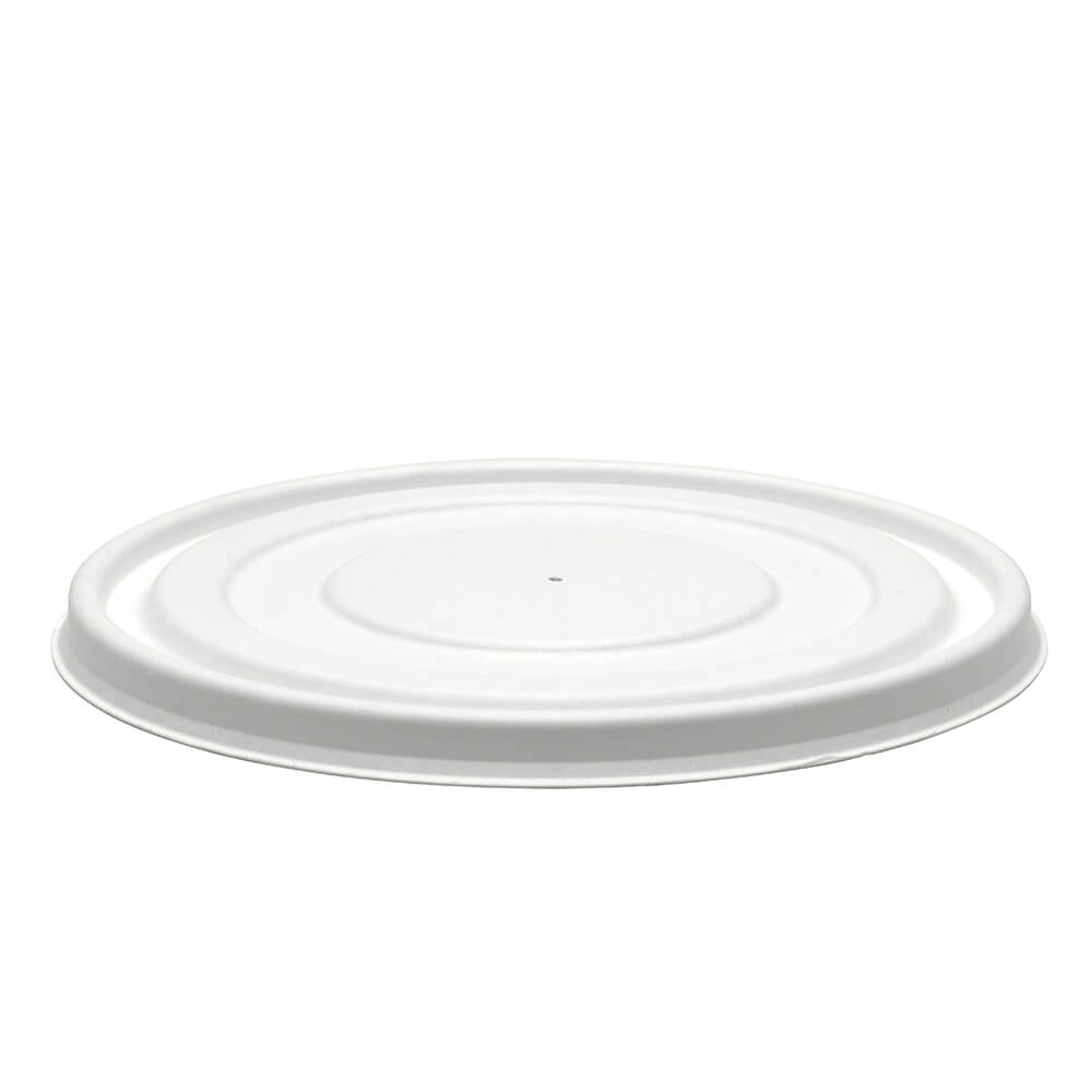 12oz-32oz White Plant Fibre BioBowl Lid