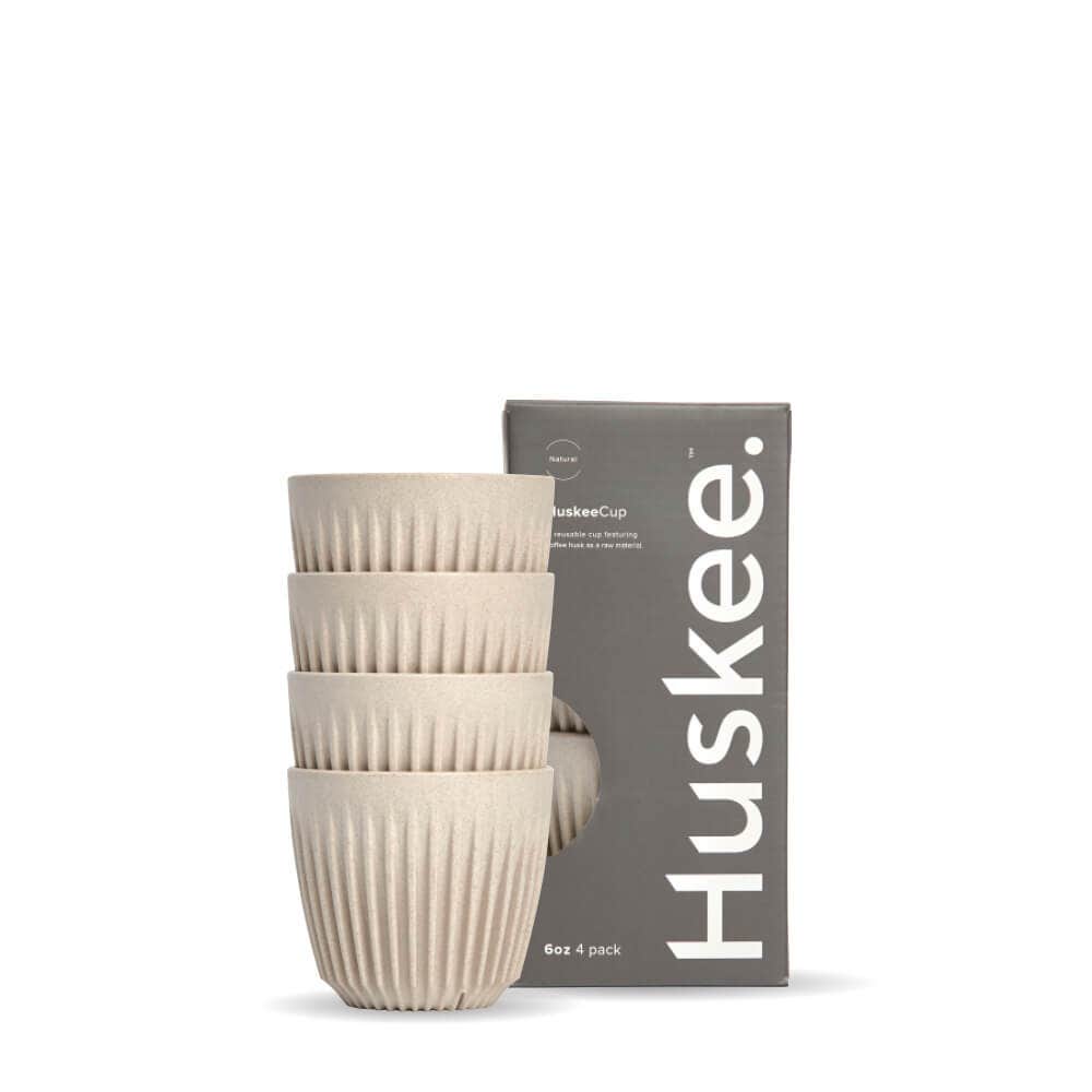 6oz Natural HuskeeCup 4-Pack (x12) 1