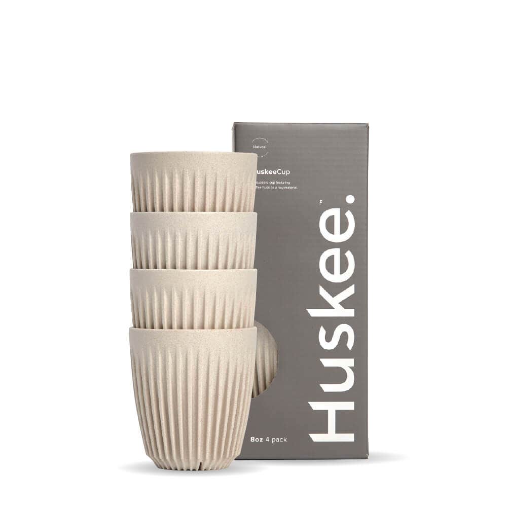 8oz Natural HuskeeCup 4-Pack (x12) 1