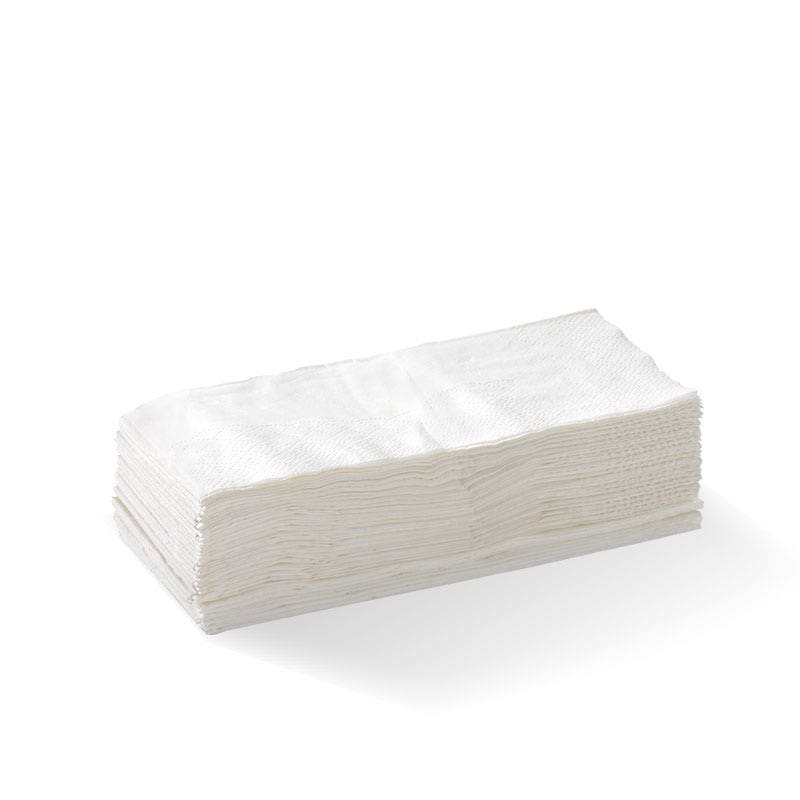 1-Ply 1/8 Fold White Lunch BioNapkin 1